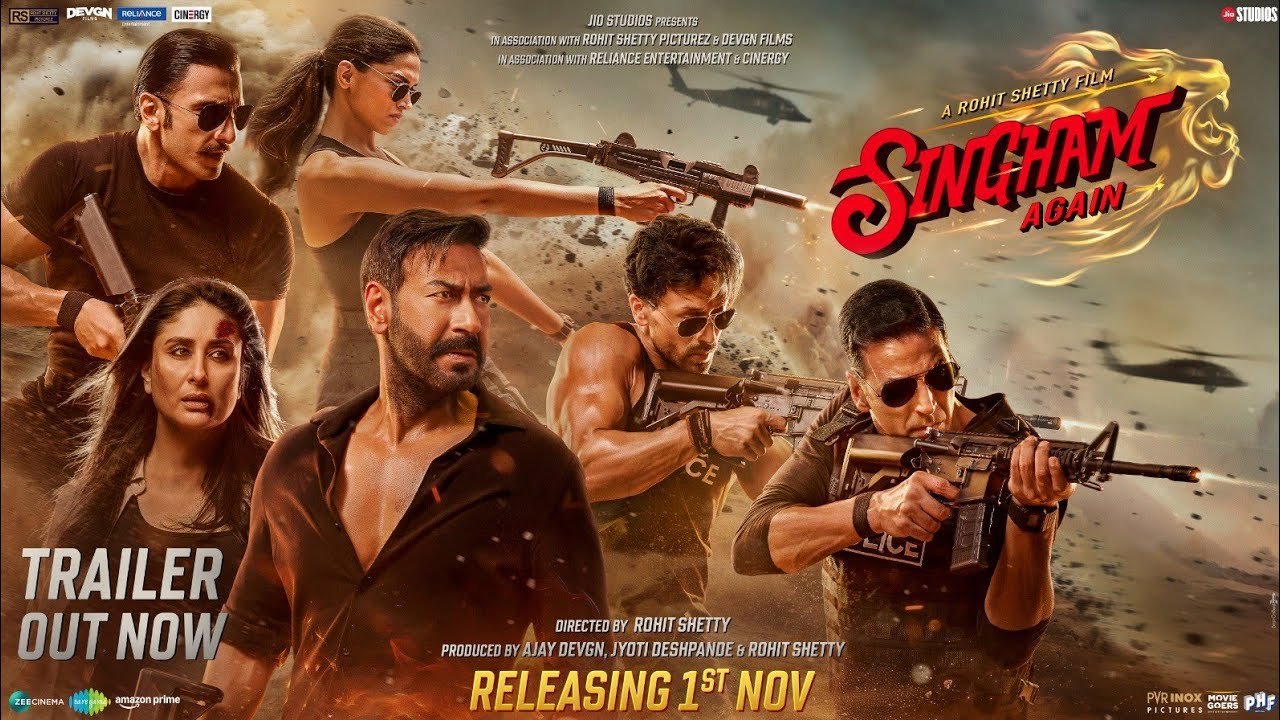 Singham Again | Official Trailer | A Rohit Shetty Cop Universe | In Cinemas 1st Nov